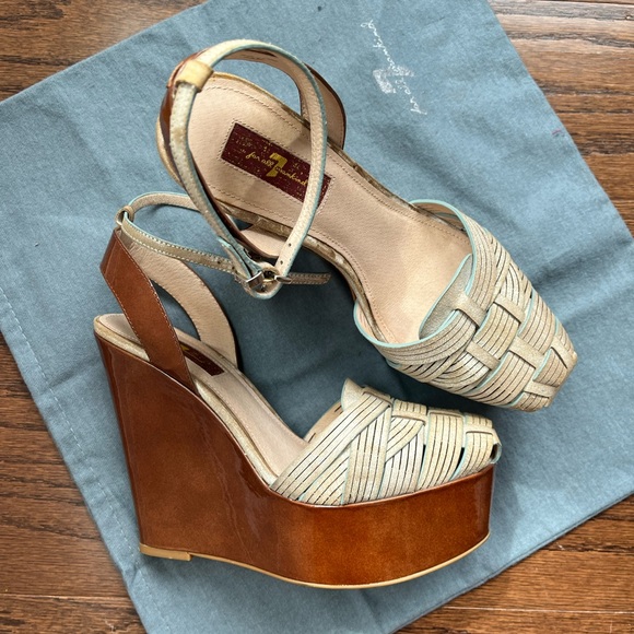 7 for all mankind wedges - Picture 1 of 5